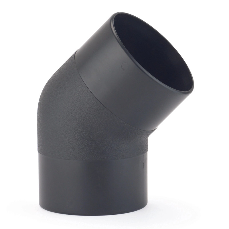 4" OD ABS 45-Degree Elbow Dust Collection Fitting